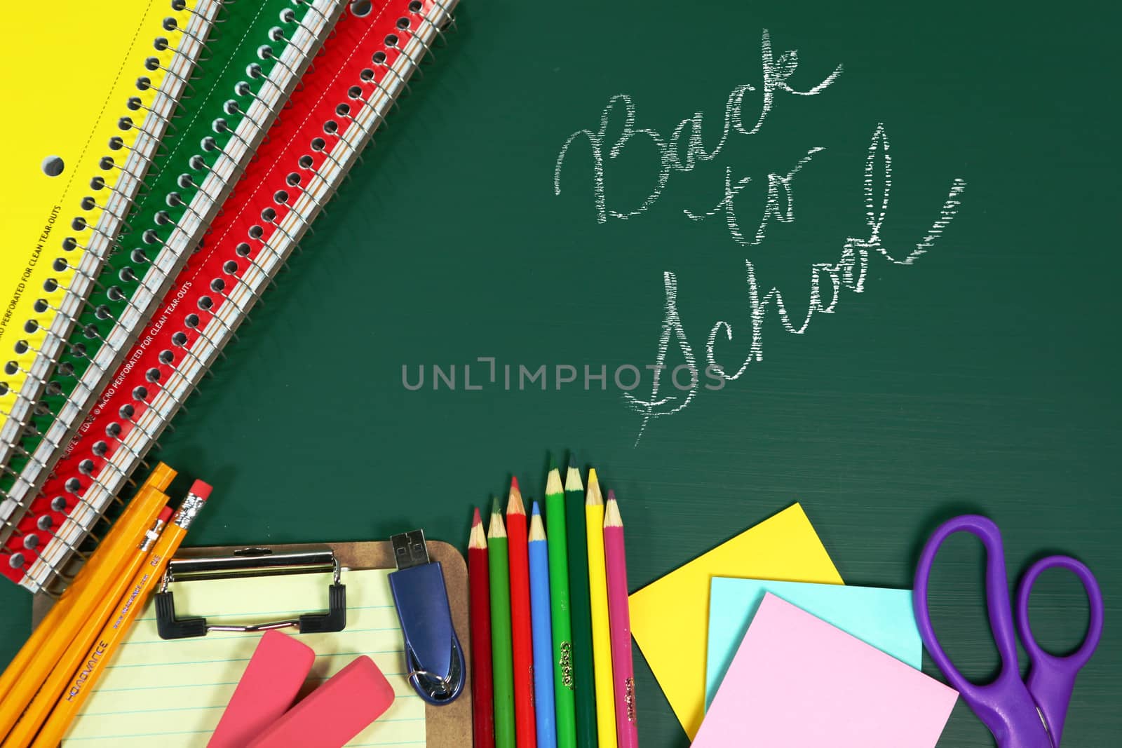 Back to School Items With Copy Space by tobkatrina