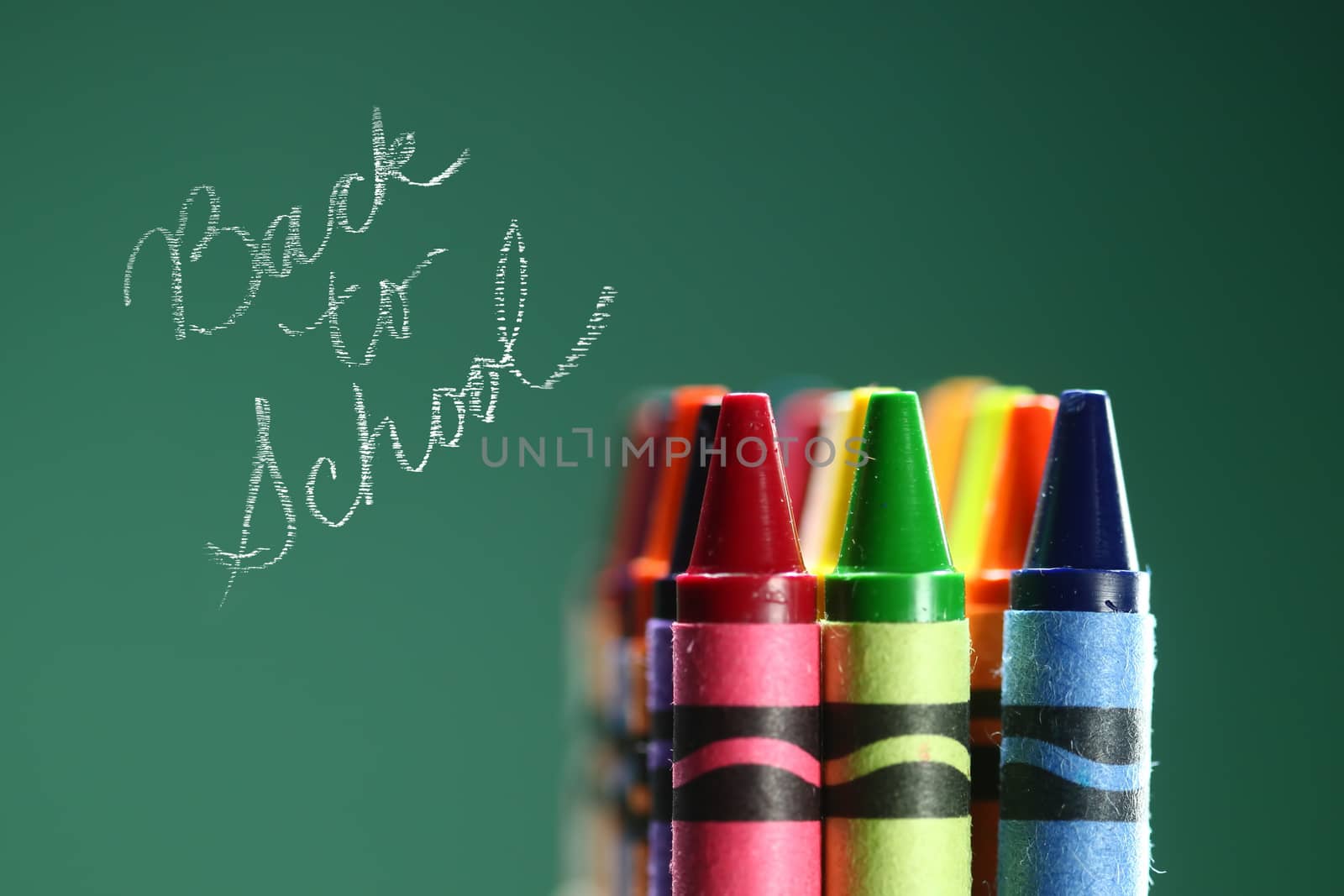 Colorful Back to School Crayons  by tobkatrina