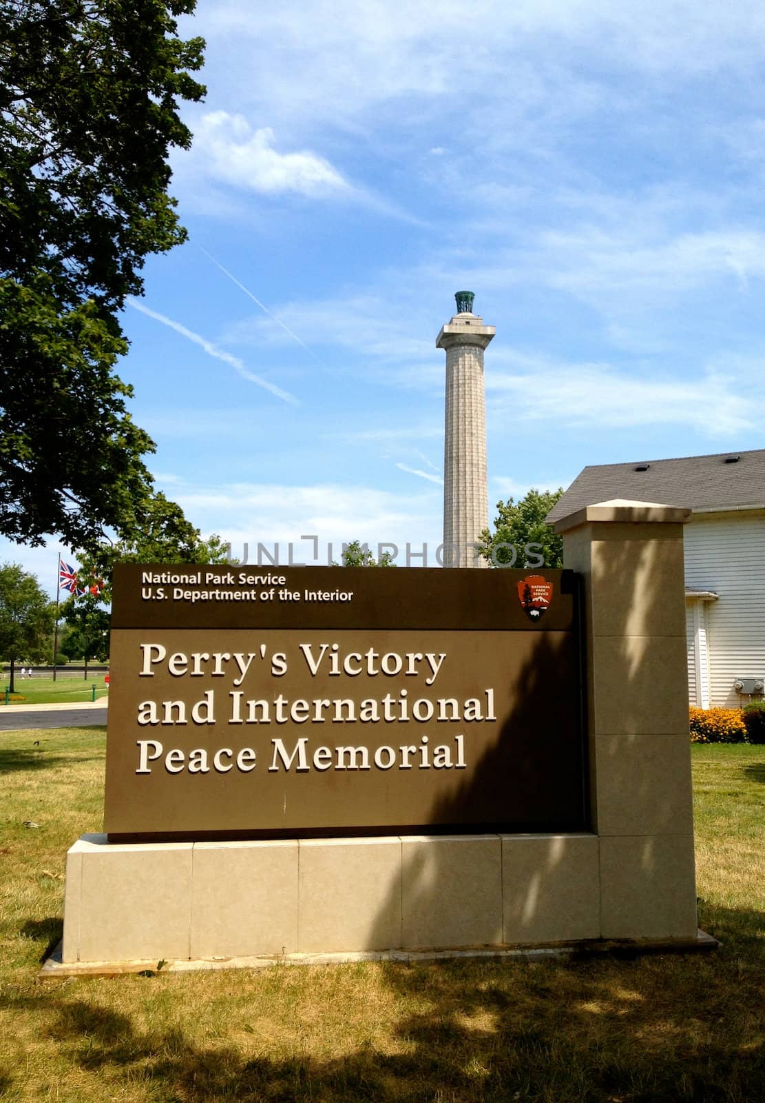 Perrys Victory Sign Closeup by RefocusPhoto