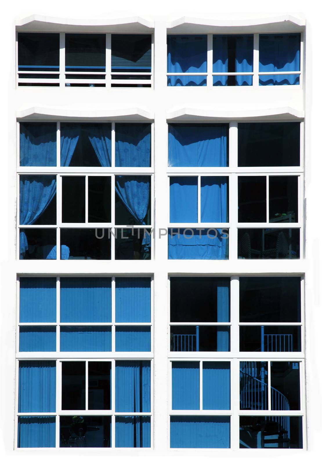 Modern building in urban city at the day.