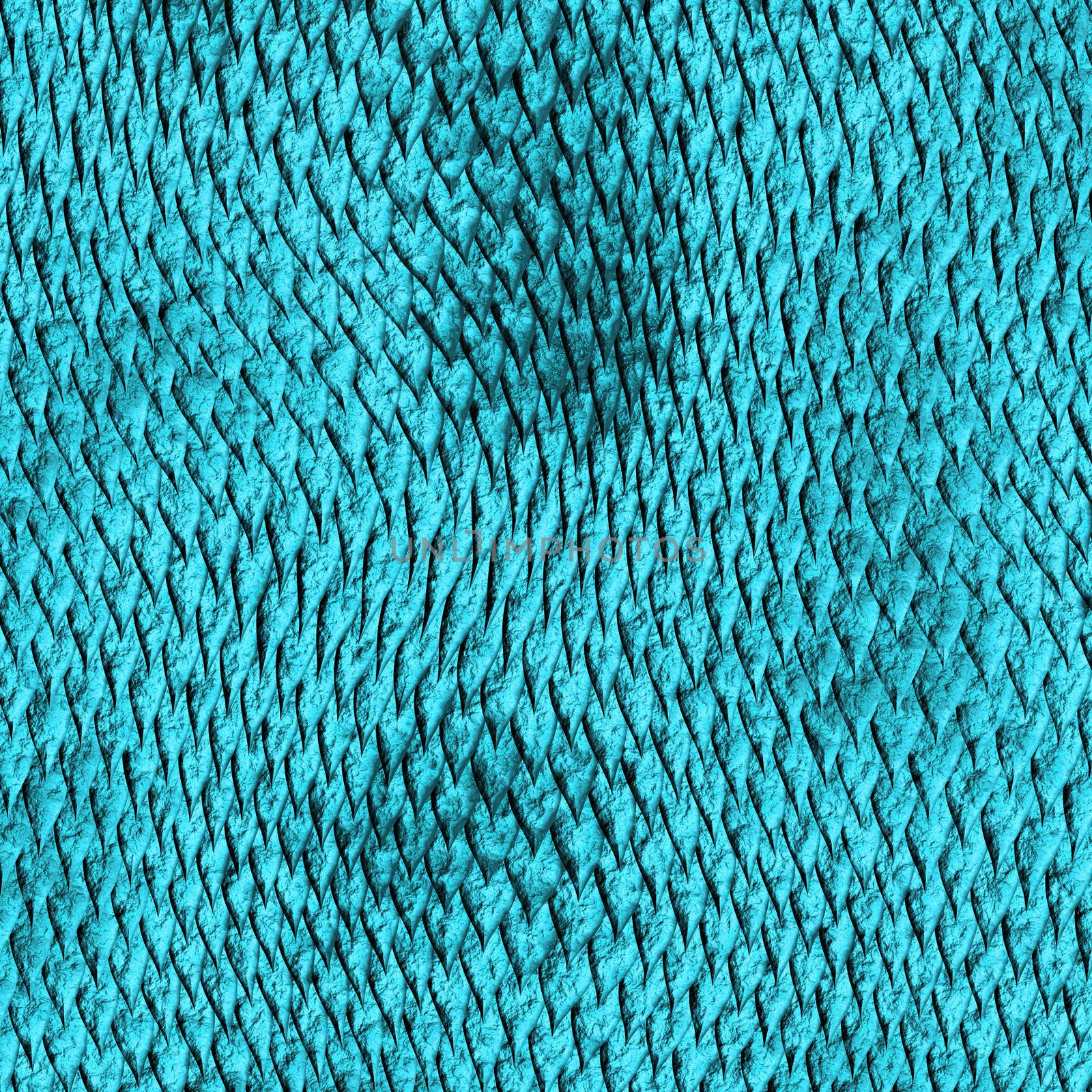 A turquoise reptile scale textured background. by sfinks
