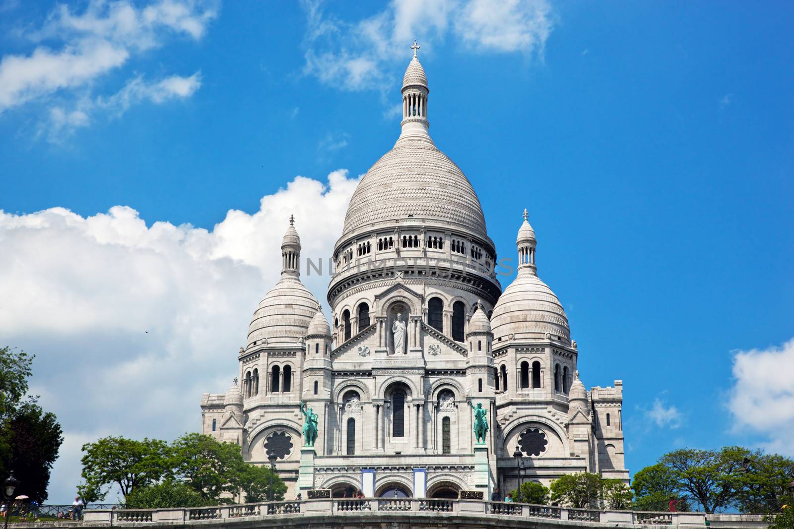 Sacre-Coeur Basilica on Montmartre, Paris, France