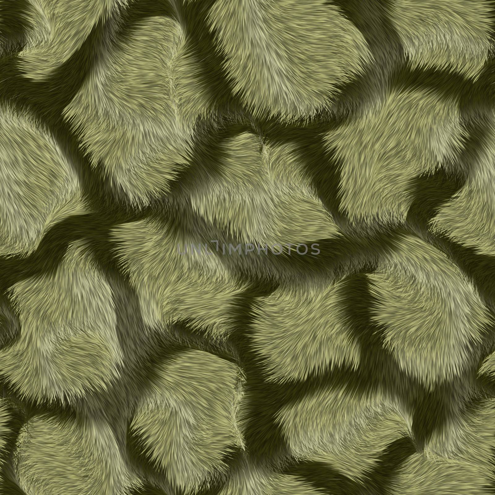 abstract light green fur by sfinks
