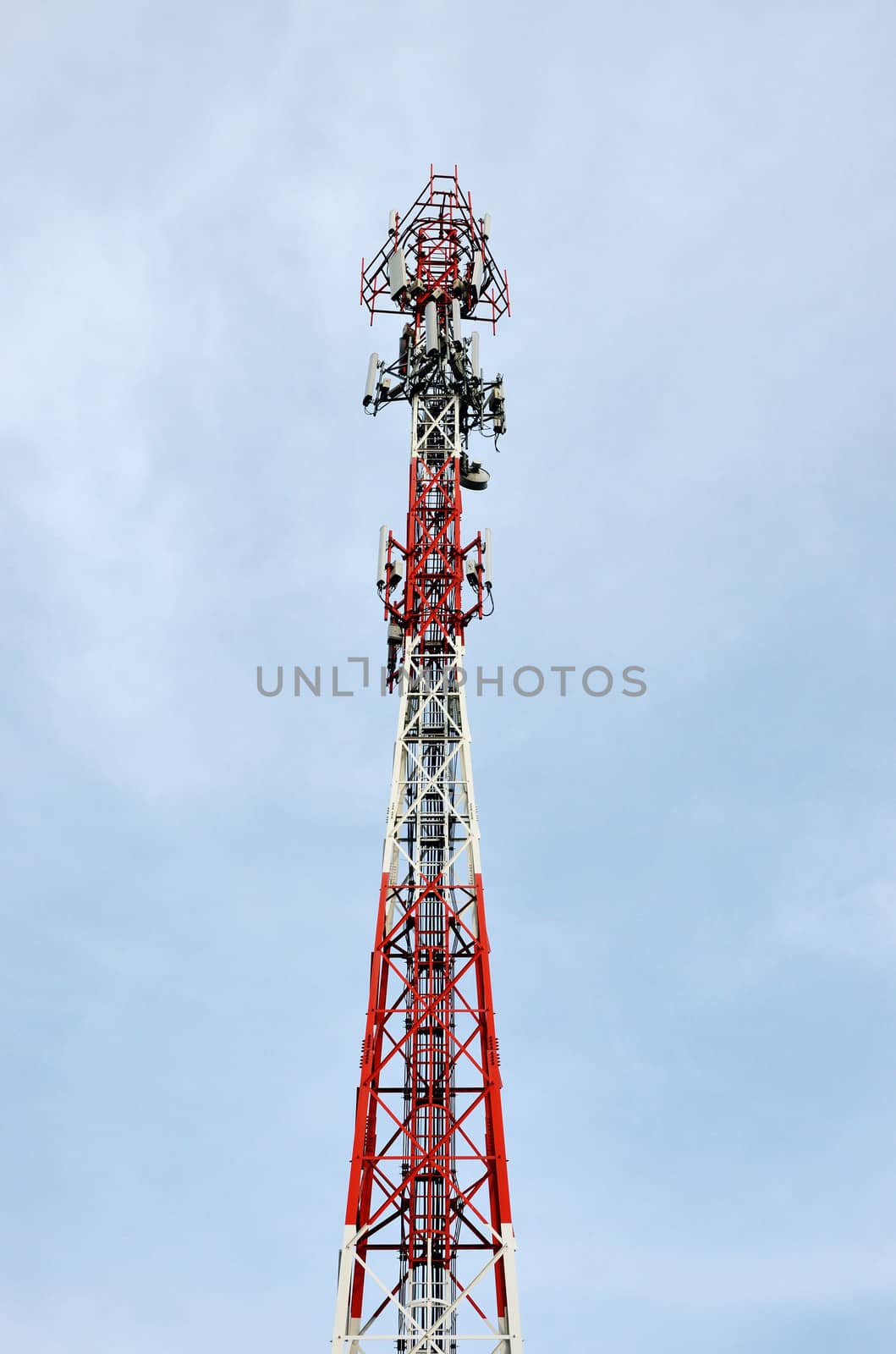 Mast cell signaling with blue sky, Thailand