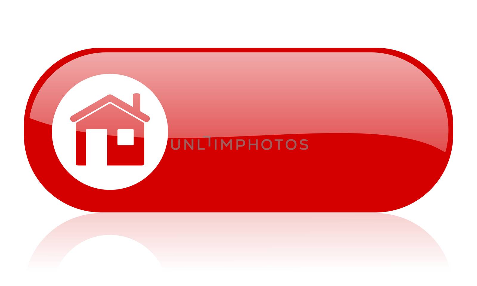 home red web glossy icon