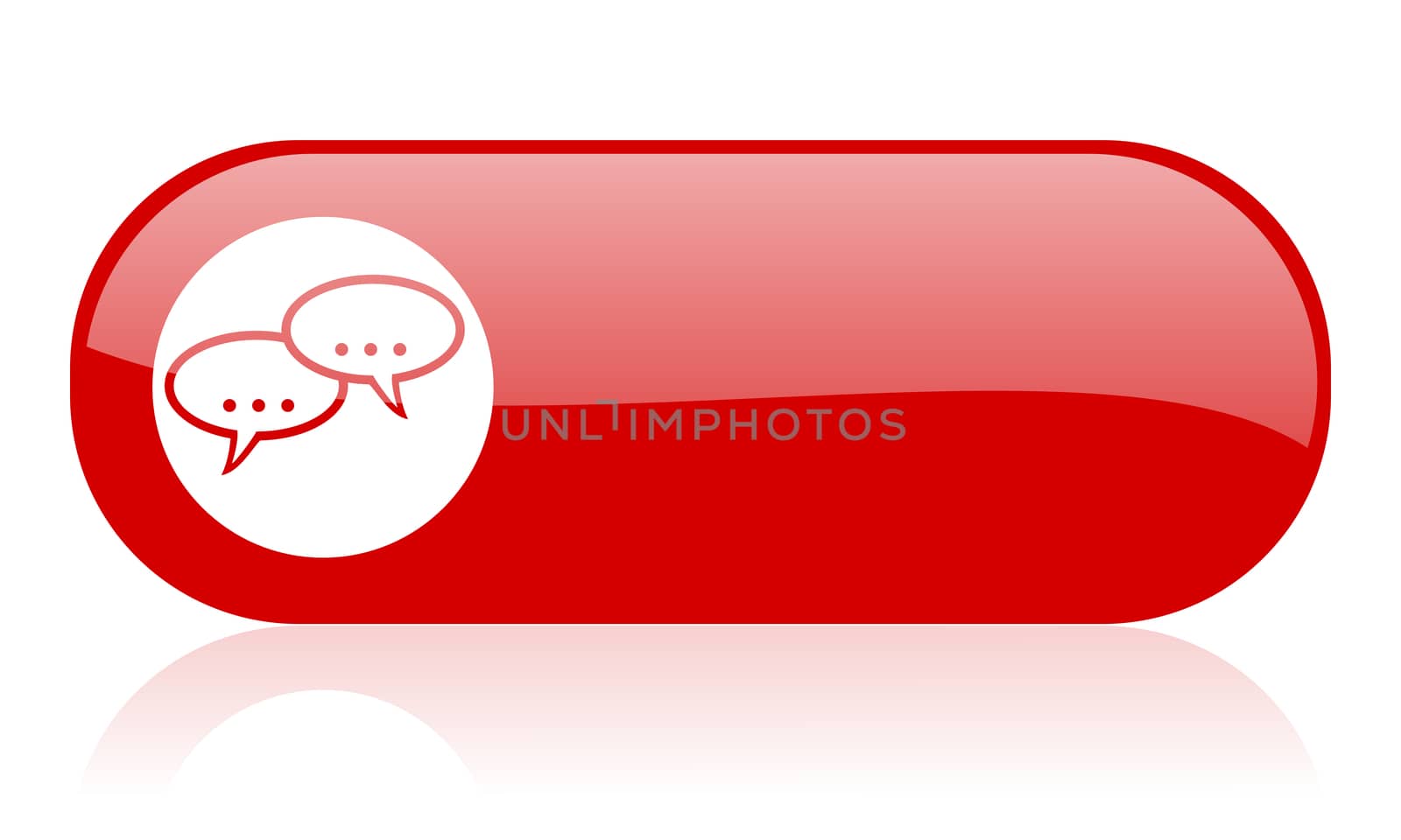 forum red web glossy icon