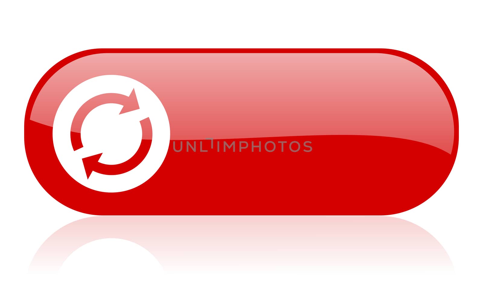 reload red web glossy icon