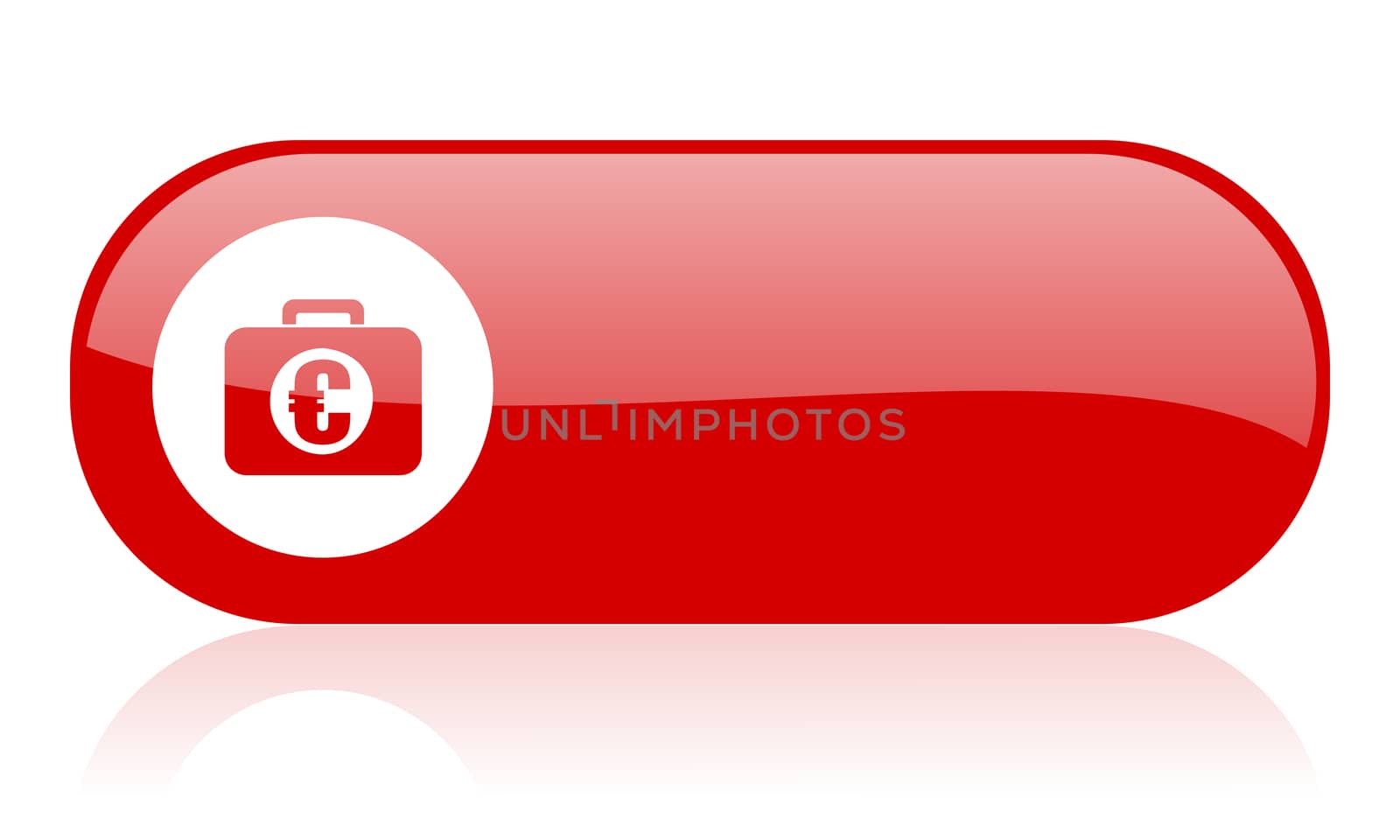 financial red web glossy icon