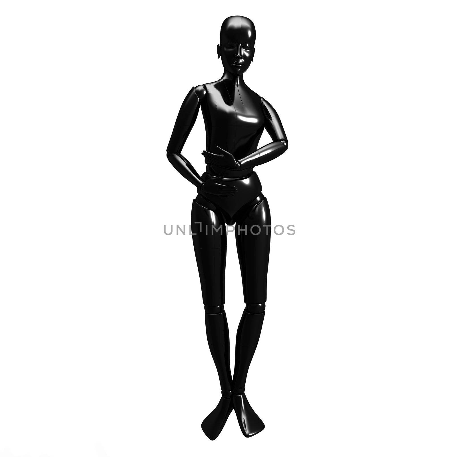  Female Mannequin Isolated On white background by totuss