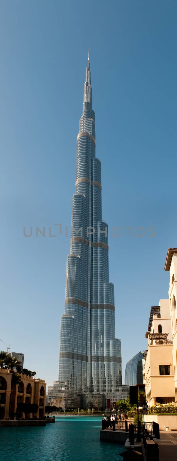 Burj Khalifa - the world's tallest tower at Downtown Burj Dubai, United Arab Emirates.