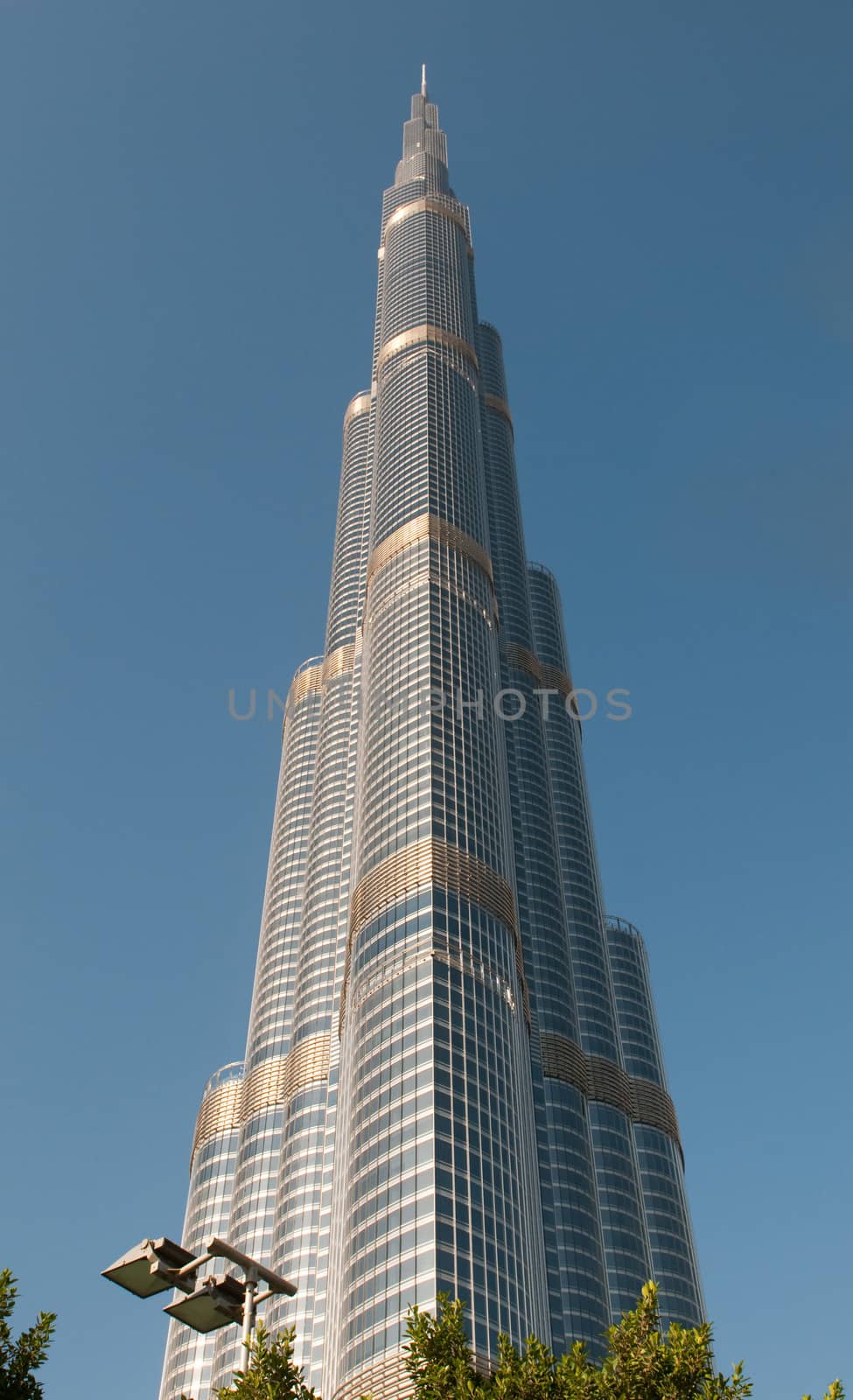 Burj Khalifa - the world's tallest tower at Downtown Burj Dubai, United Arab Emirates.