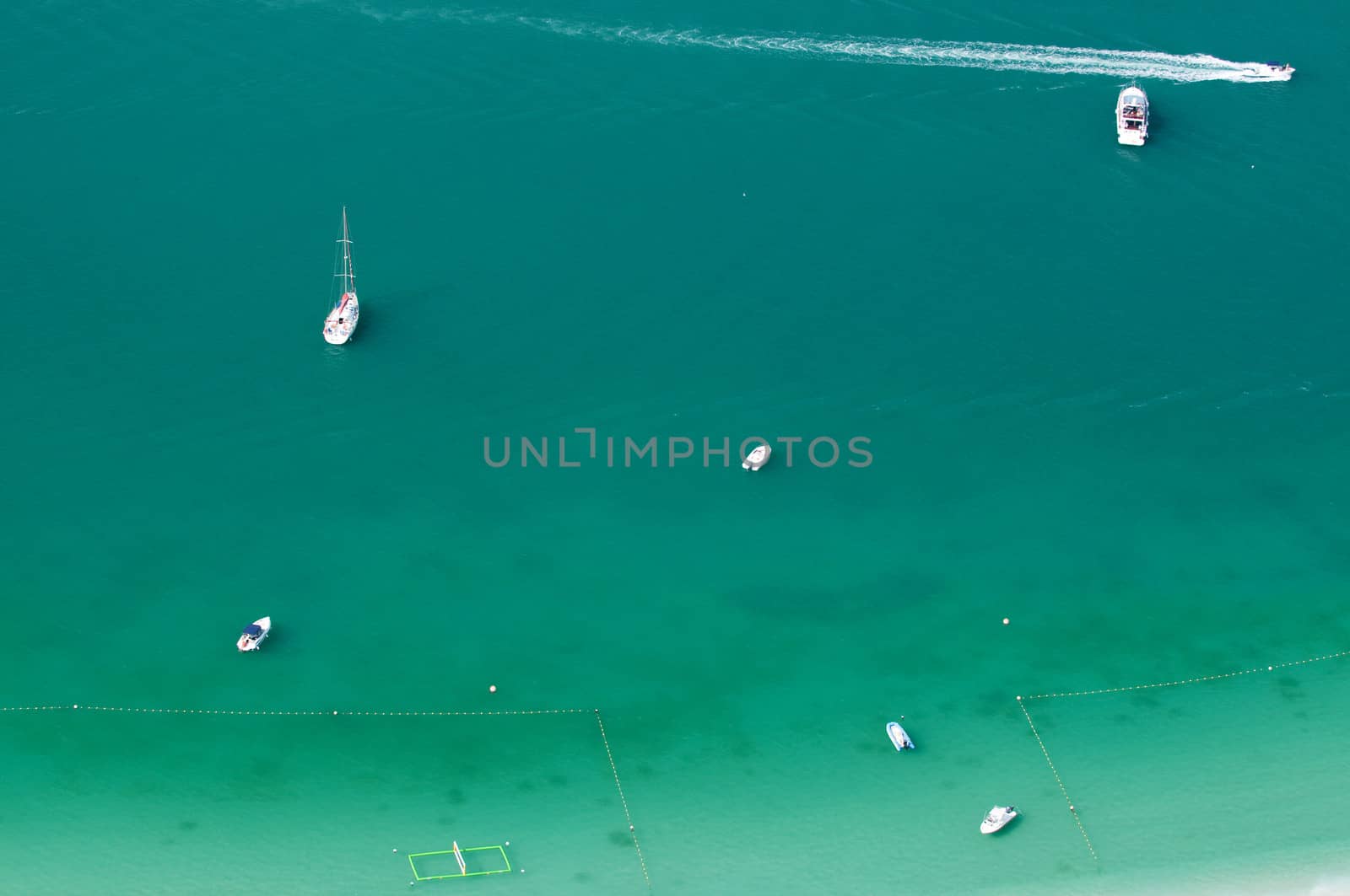 Palm Jumeirah water area, Dubai, United Arab Emirates