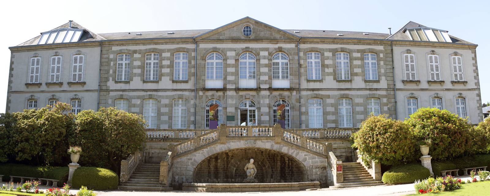 art gallery of Gueret in the Creuse, Limousin, France