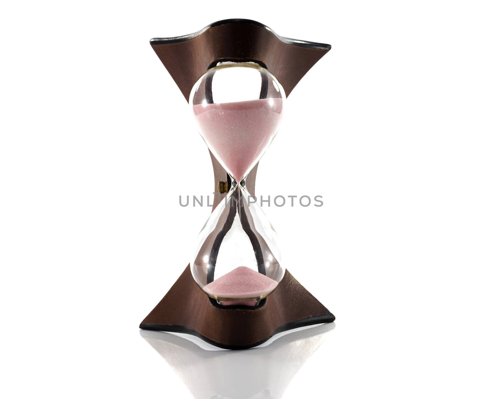 old hourglass by compuinfoto