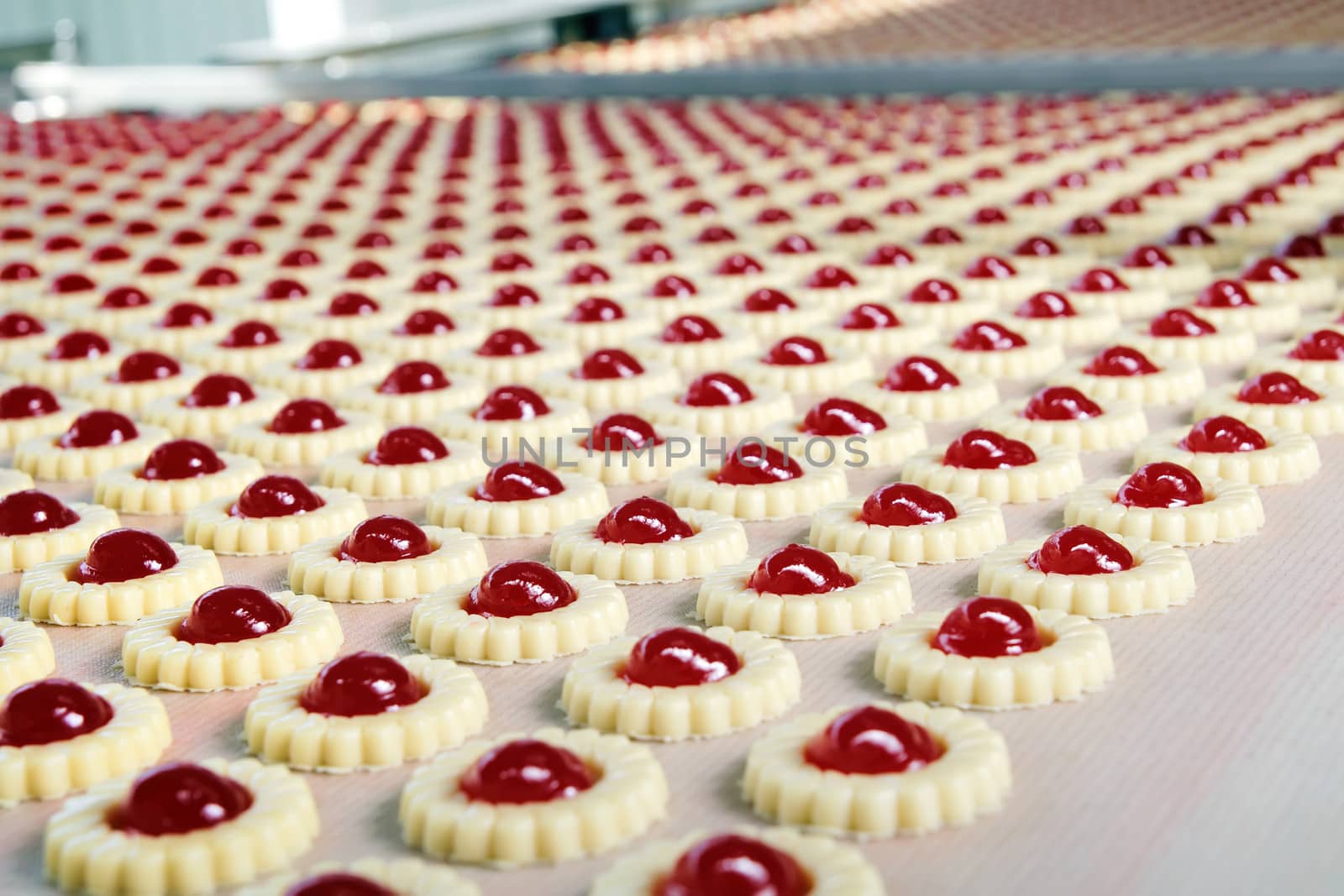 Production of biscuits