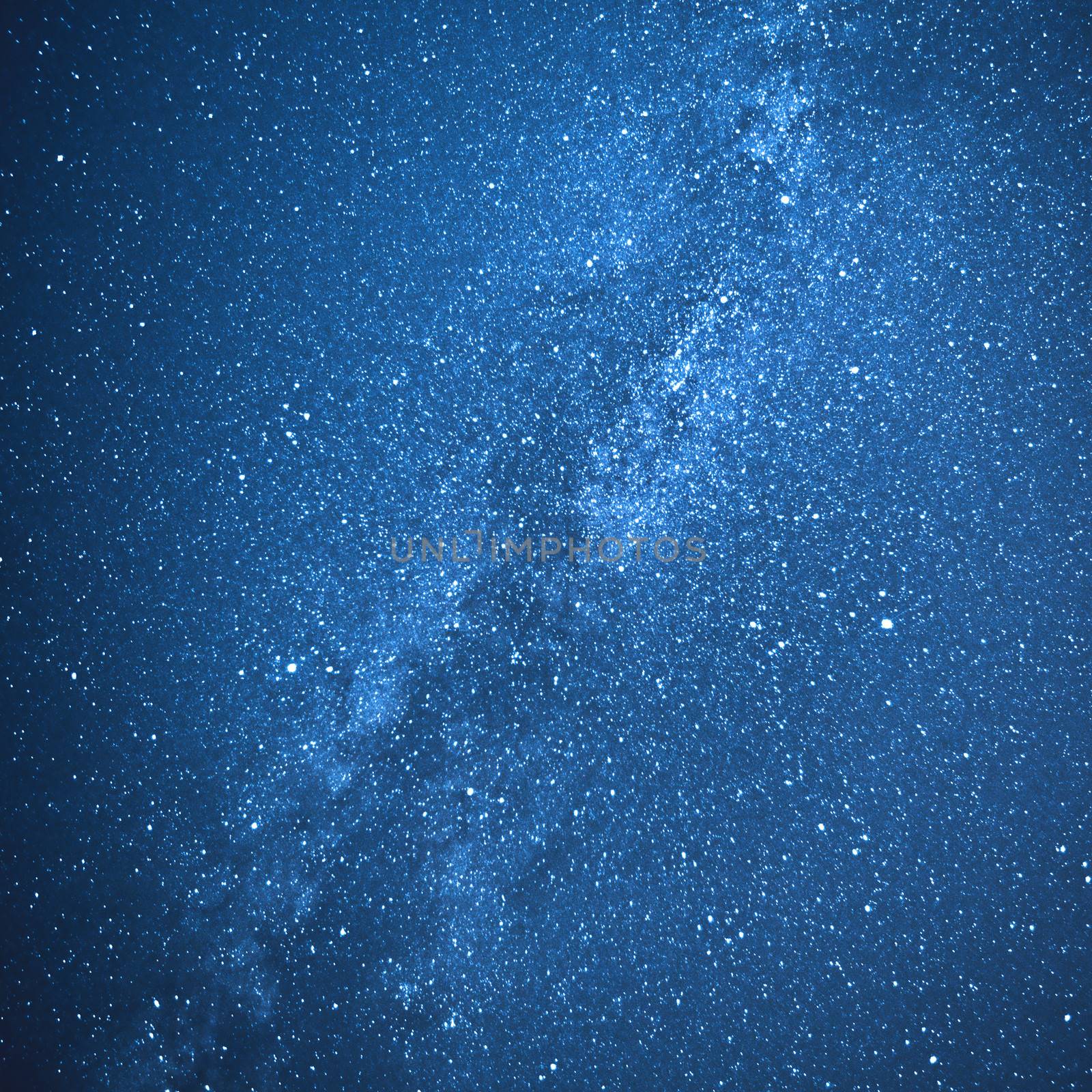 Real milky way galaxy and stars