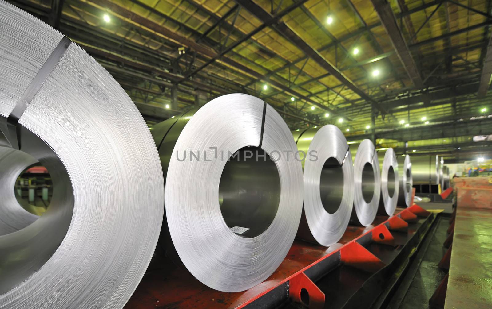 rolls of steel sheet 