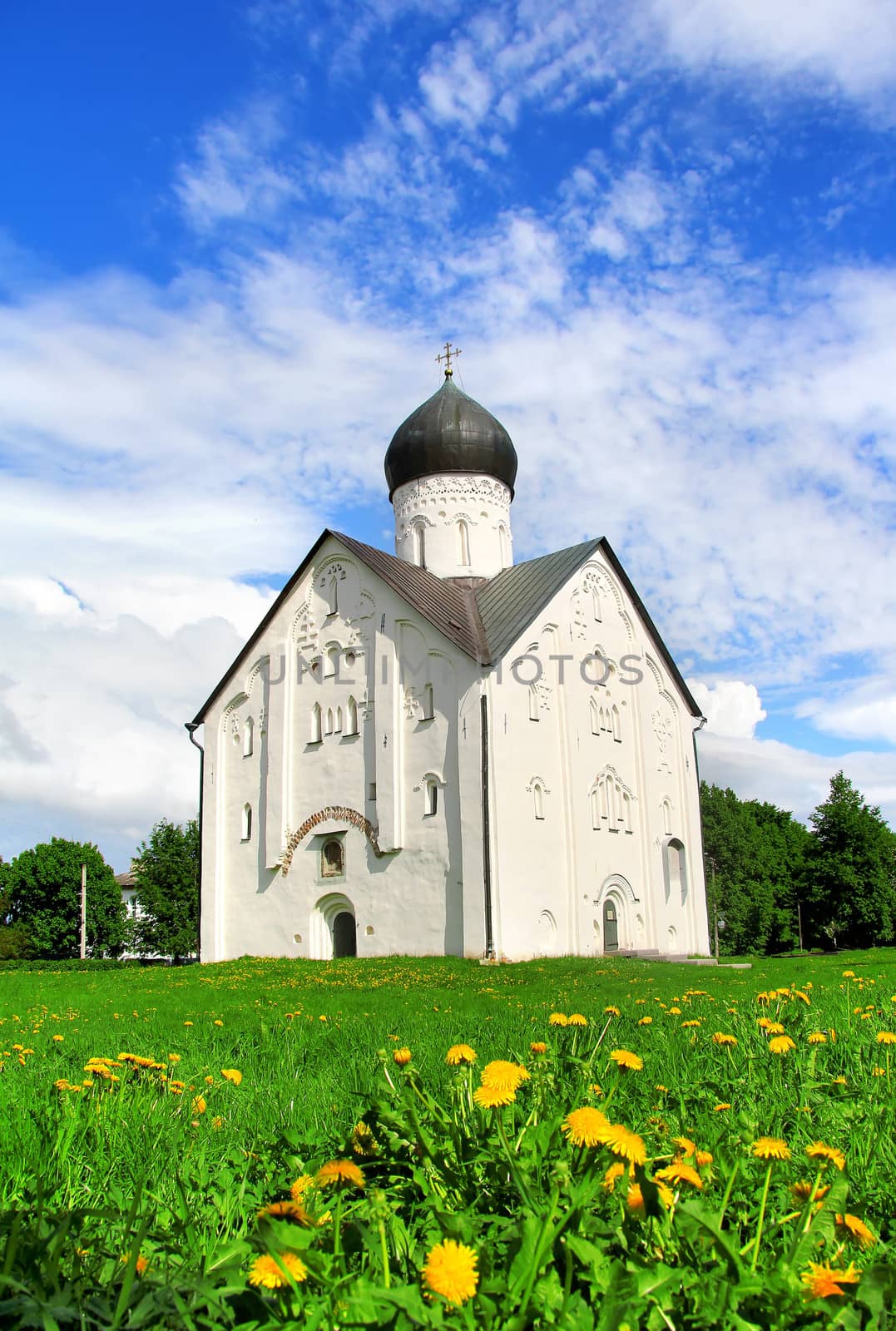 Church of the Transfiguration in Veliky Novgorod, Russia by Artzzz