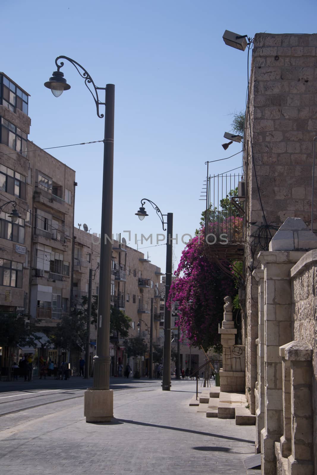 Jaffa street in Jerusalem,Israel