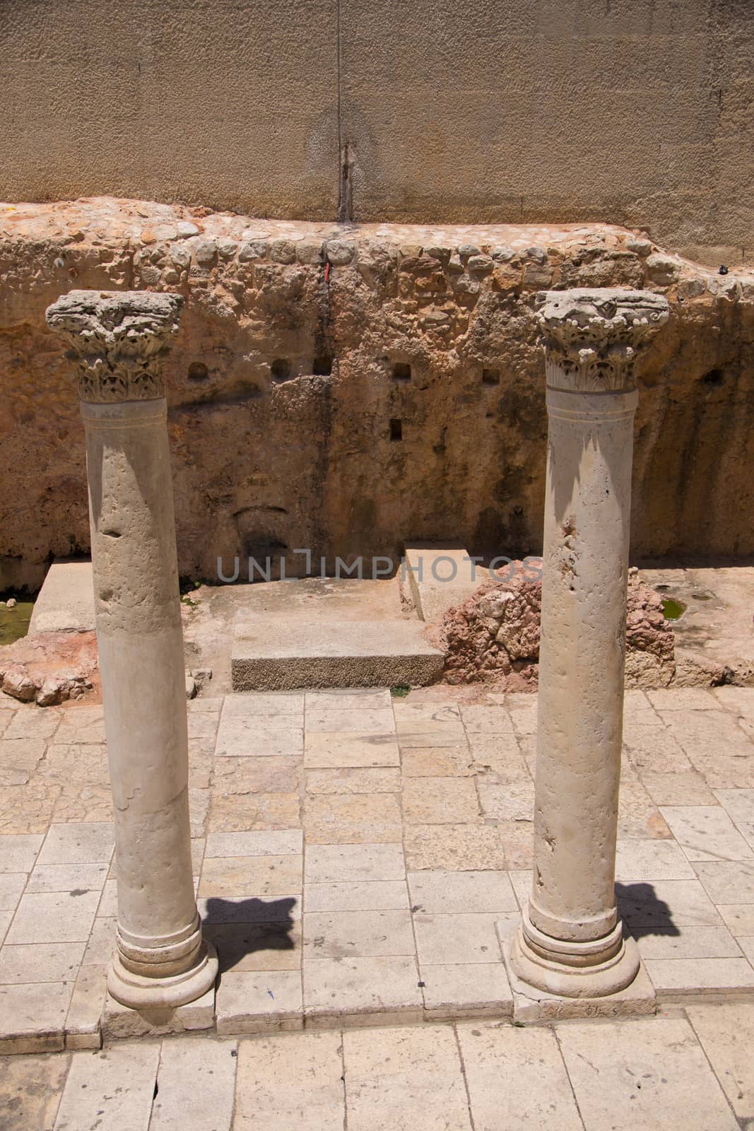 Ancient Main Road in Jerusalem, from 2000 years ago.