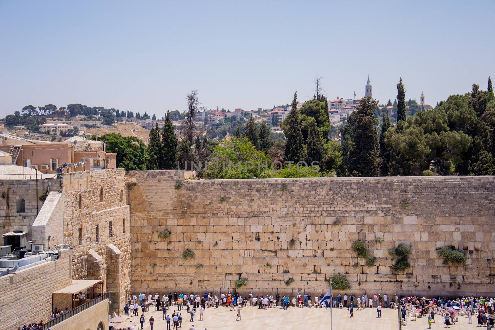 Wailing Wall in Jerusalem,old city