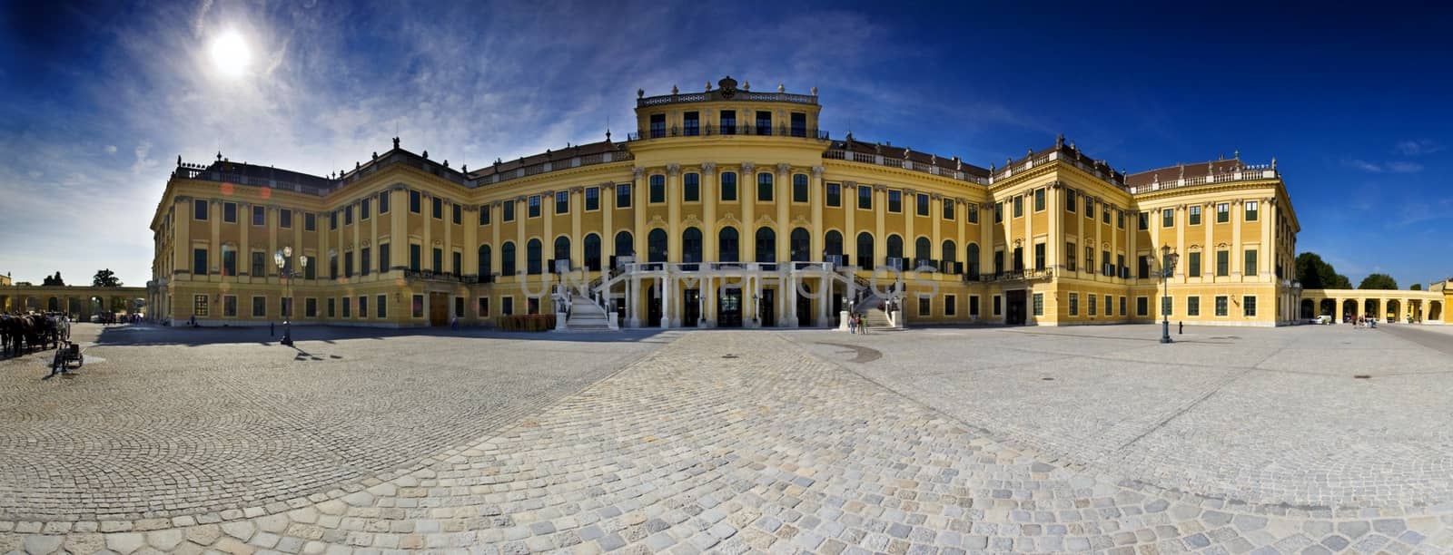 Austria Vienna Schonbrunn Palace 14-09-2012 large panorama