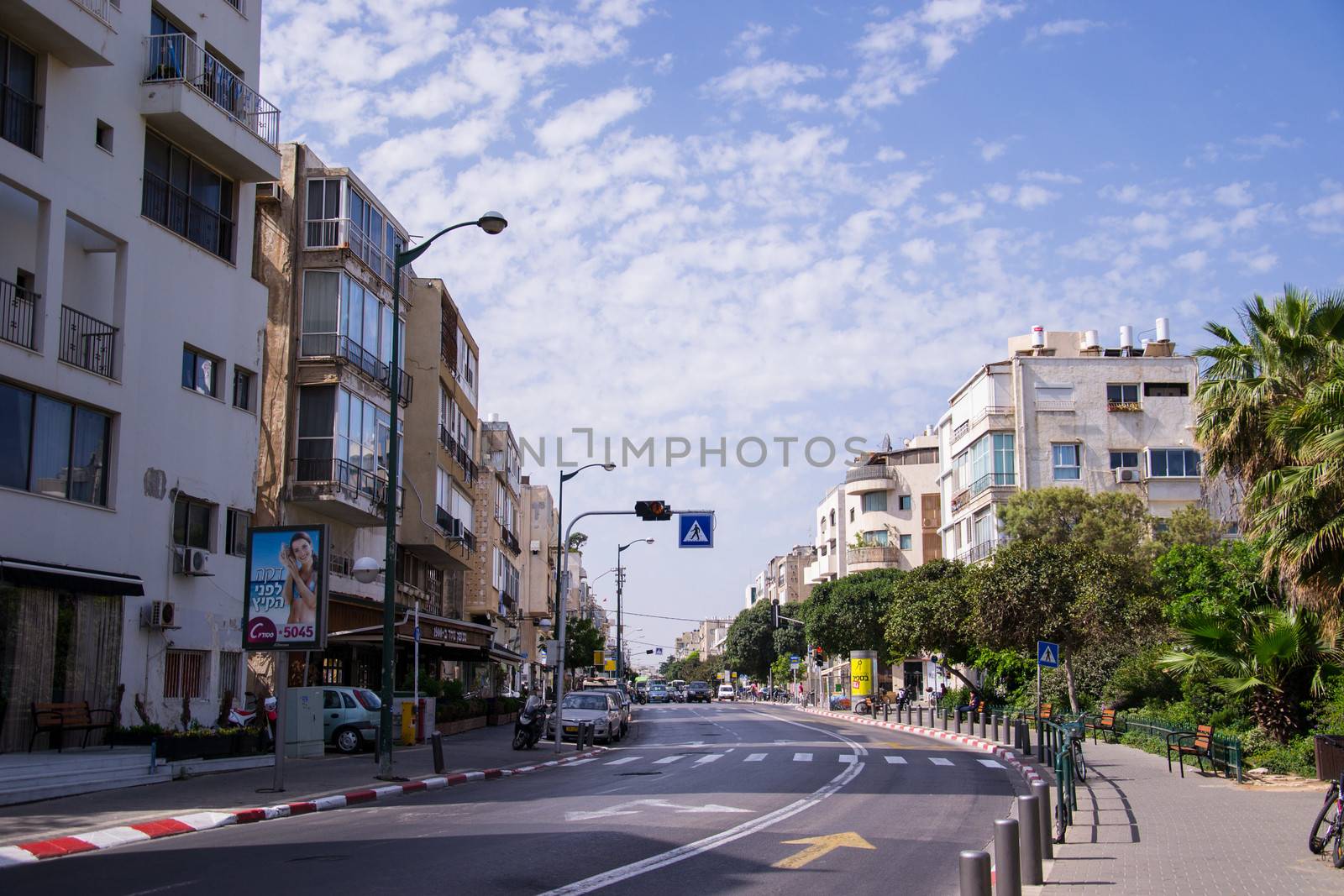 View of Tel Aviv streets