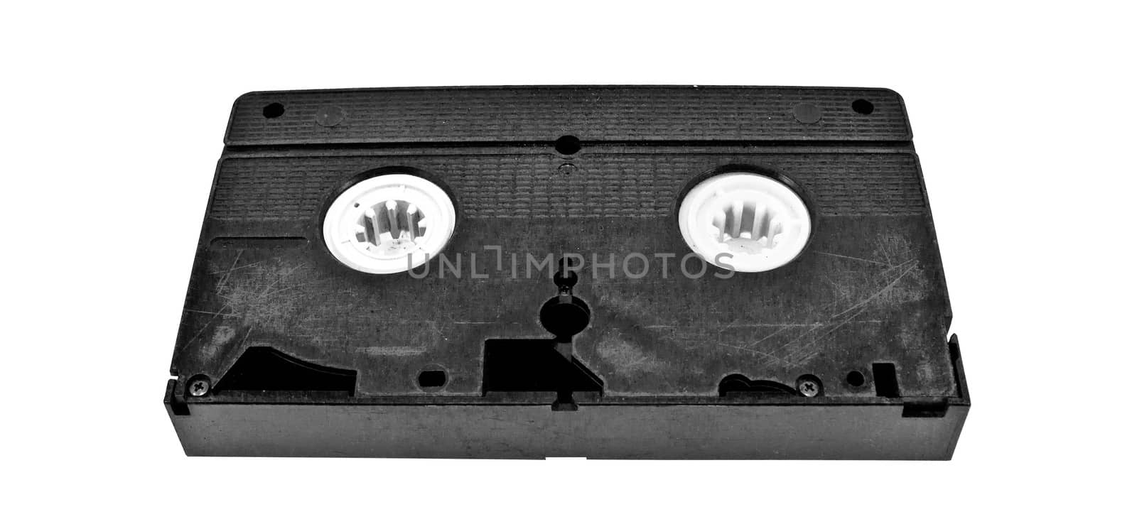 Old video cassette standard isolated on white background by sutipp11