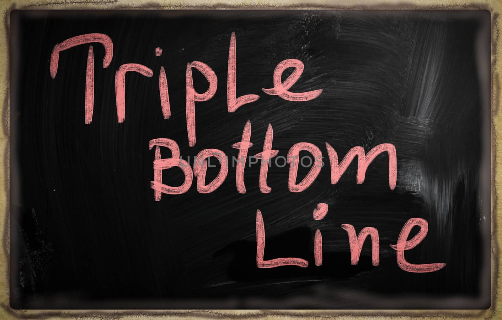 social media concept - text on a blackboard.