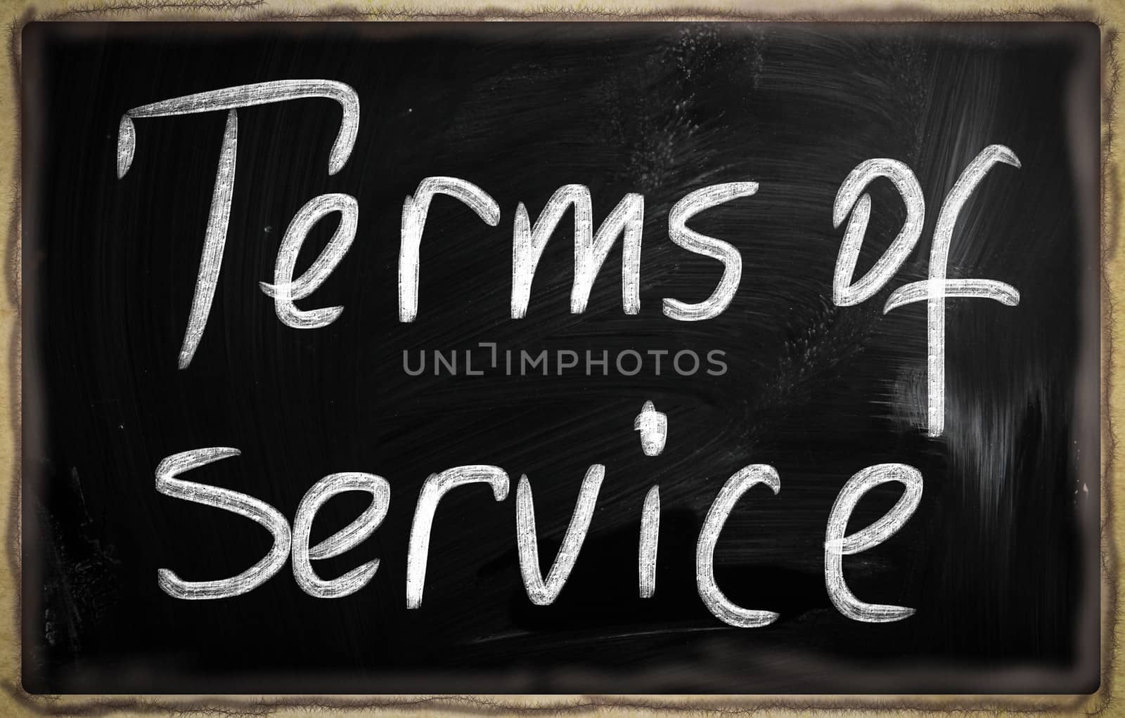 social media concept - text on a blackboard.