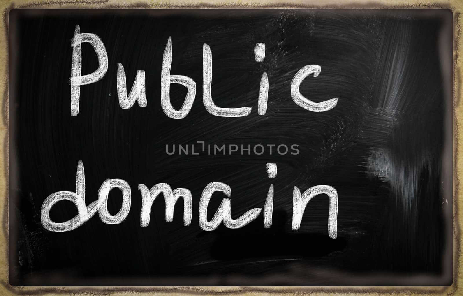 social media concept - text on a blackboard.