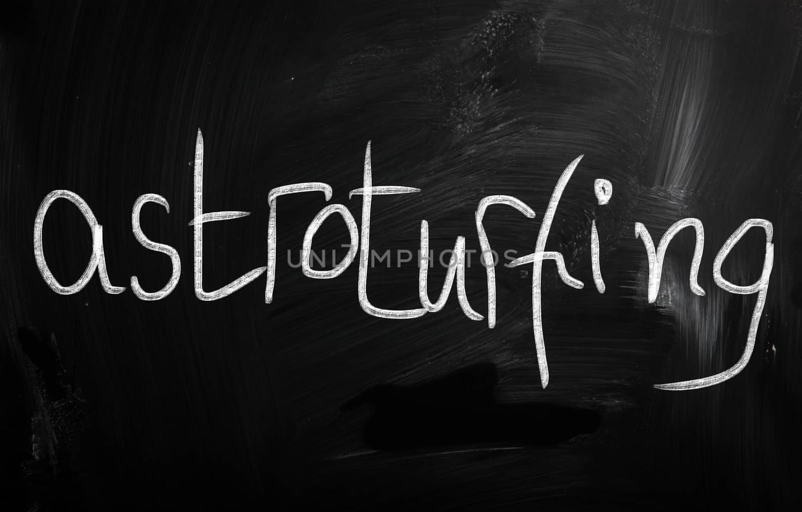 social media concept - text on a blackboard.