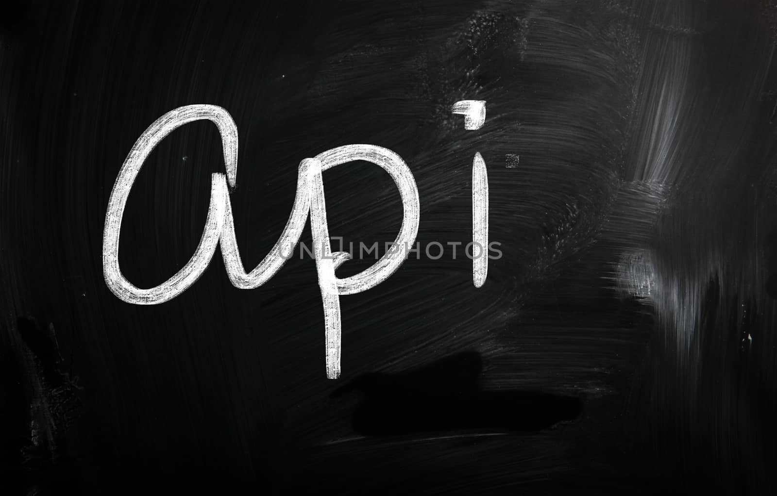 social media concept - text on a blackboard.