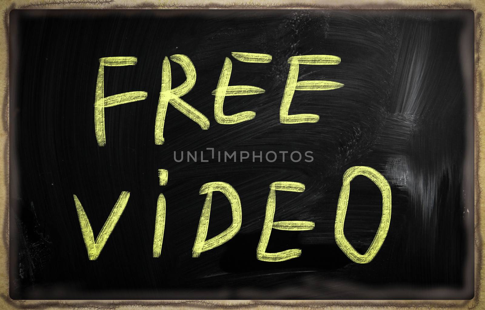social media concept - text handwritten on a blackboard