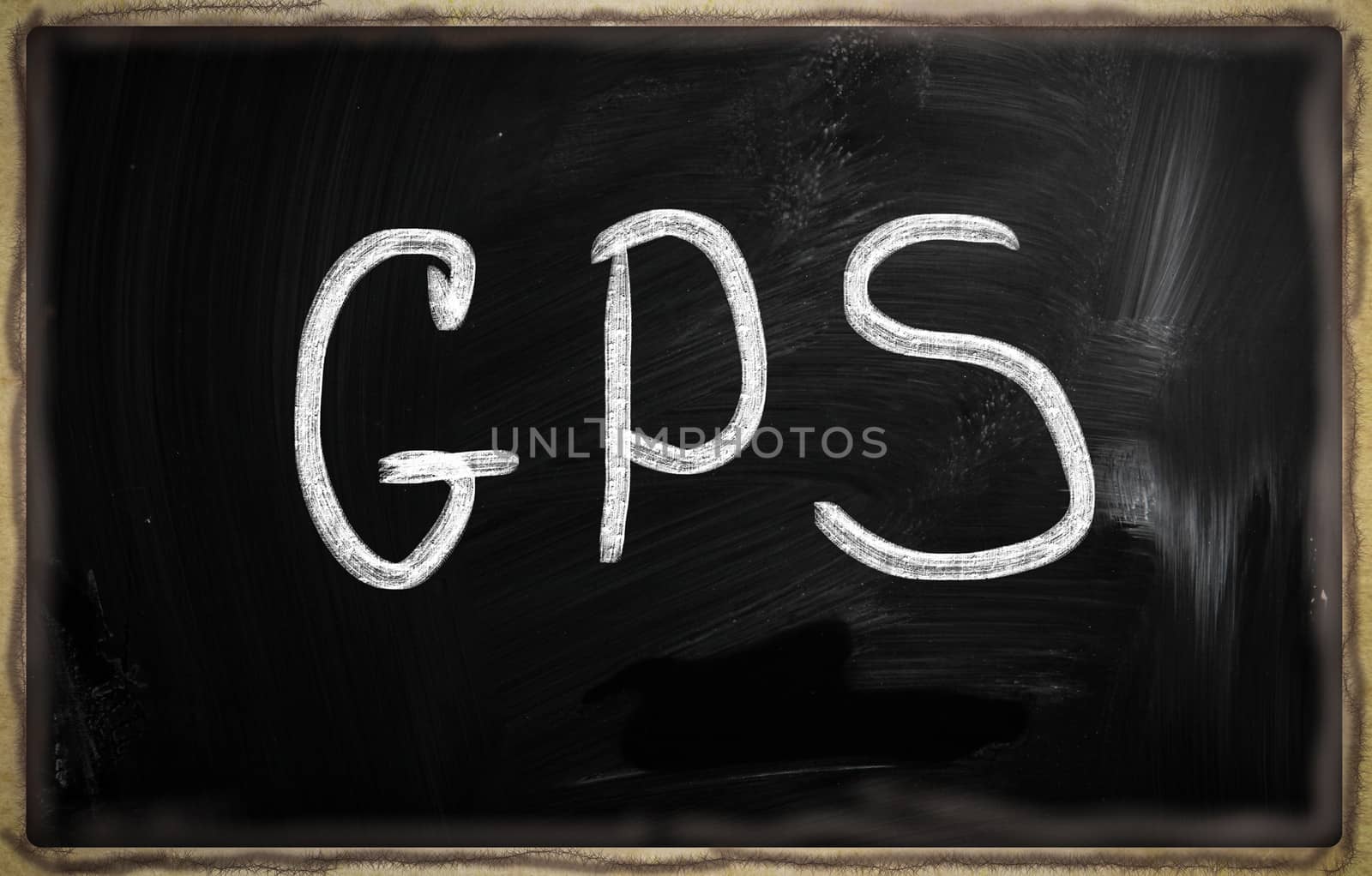 social media concept - text on a blackboard.