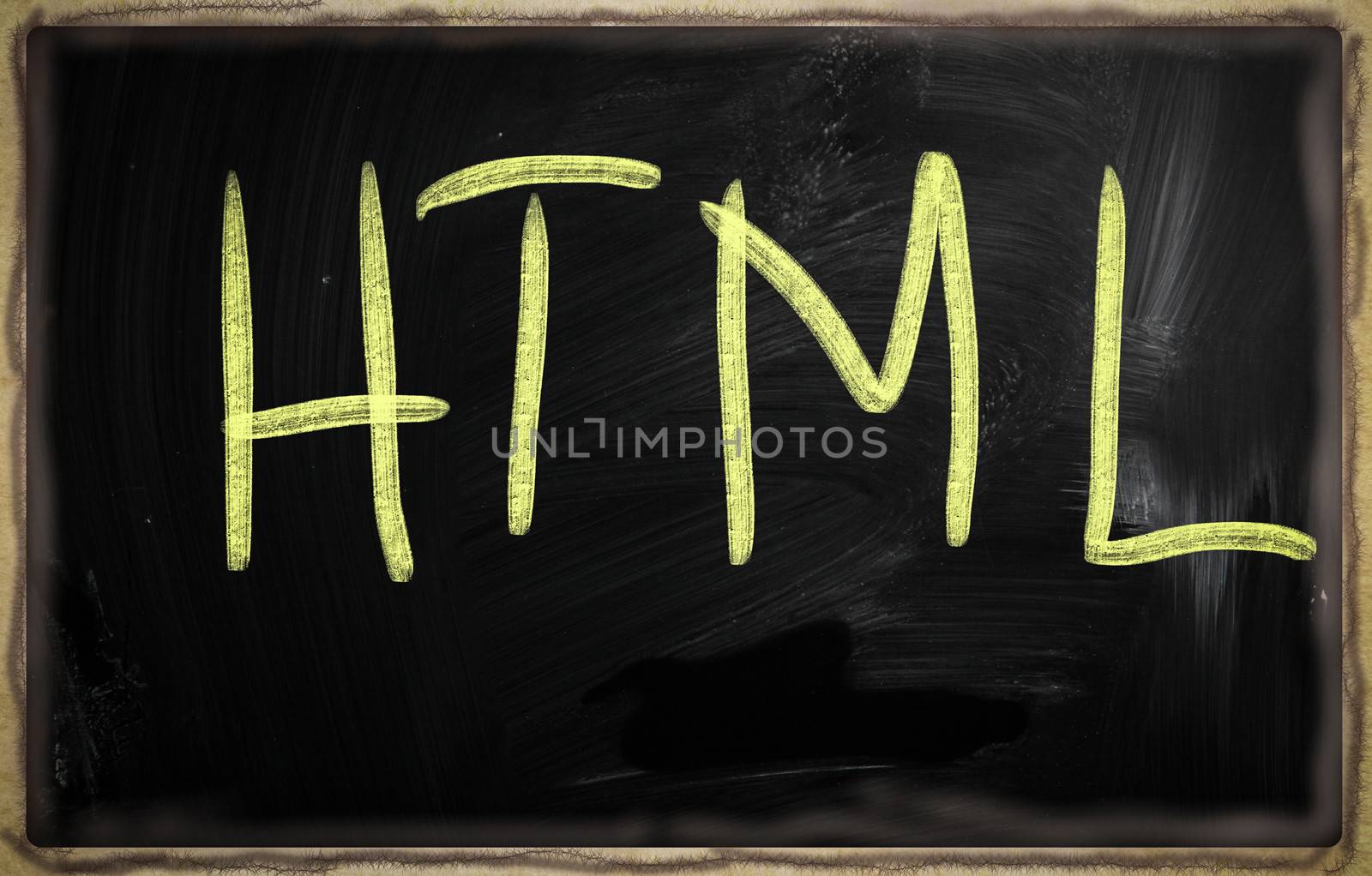 social media concept - text handwritten on a blackboard