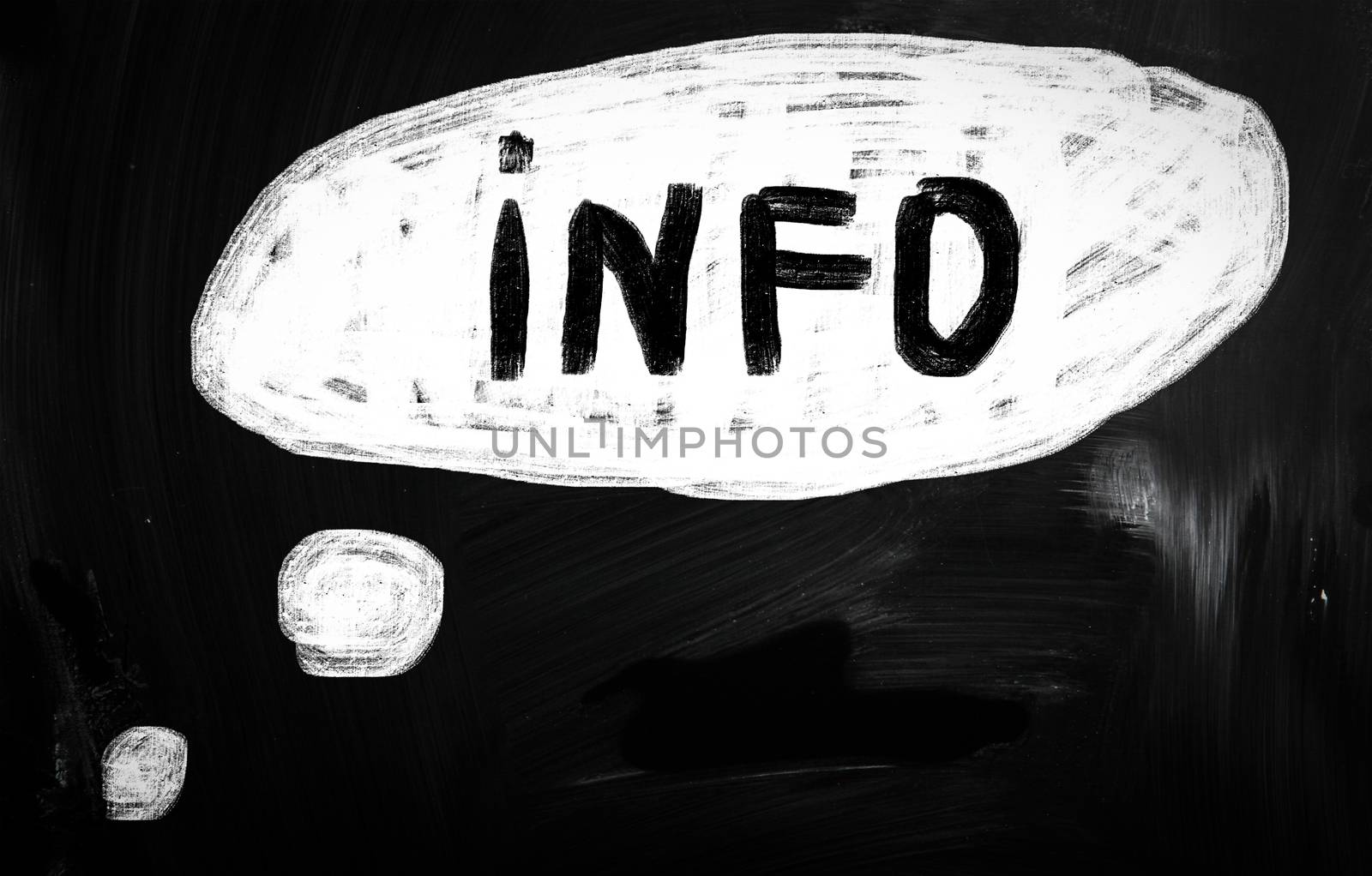 social media concept - text handwritten on a blackboard