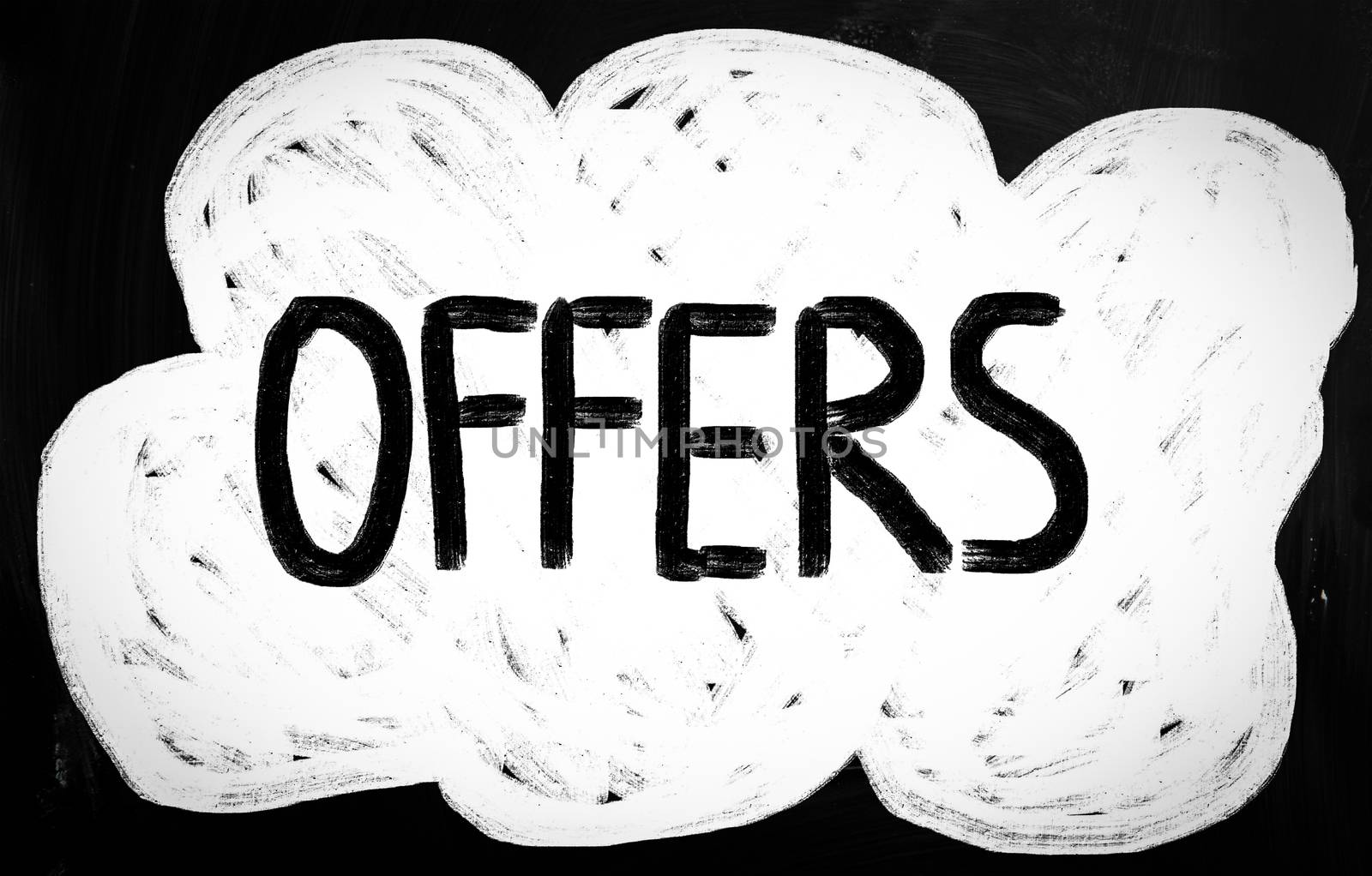 social media concept - text handwritten on a blackboard