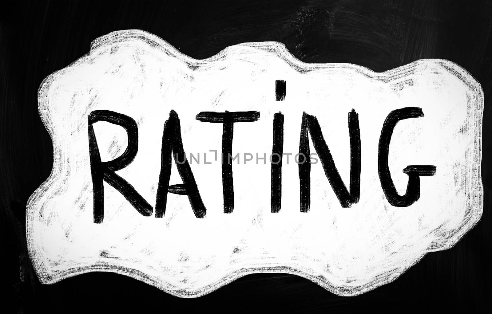 social media concept - text handwritten on a blackboard