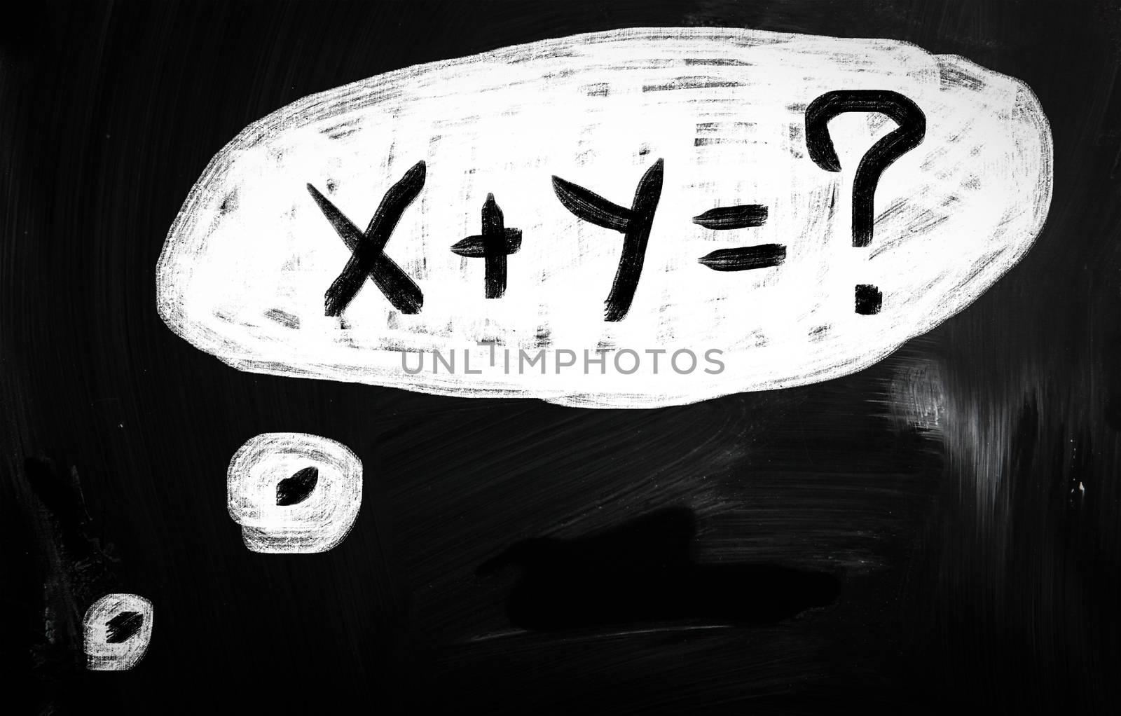 social media concept - text handwritten on a blackboard