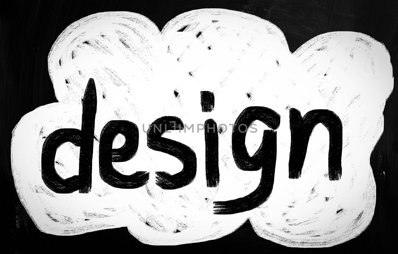 social media concept - text handwritten on a blackboard