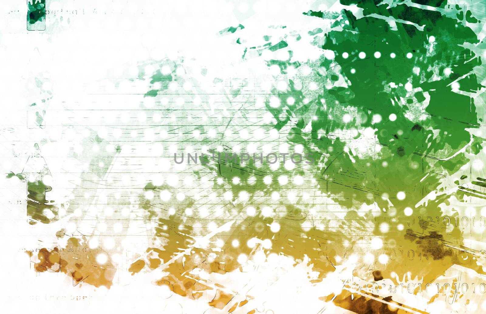 Modern Retro Abstract Paint as Splash Background