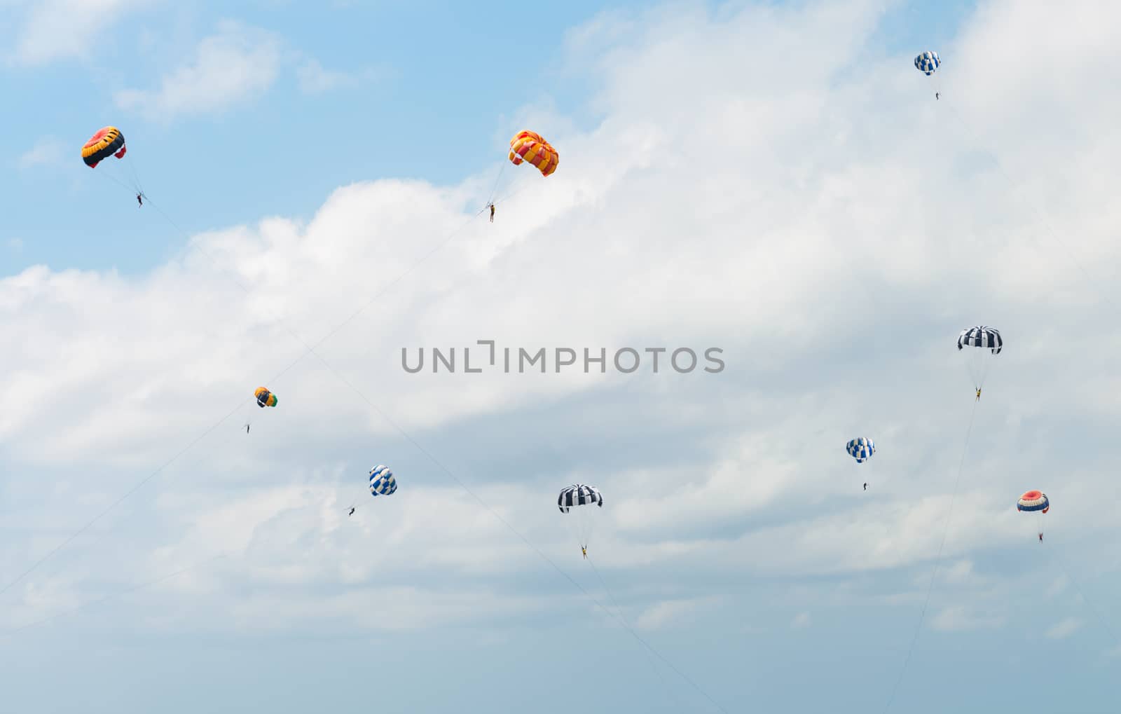 Parasailing in the sky by iryna_rasko