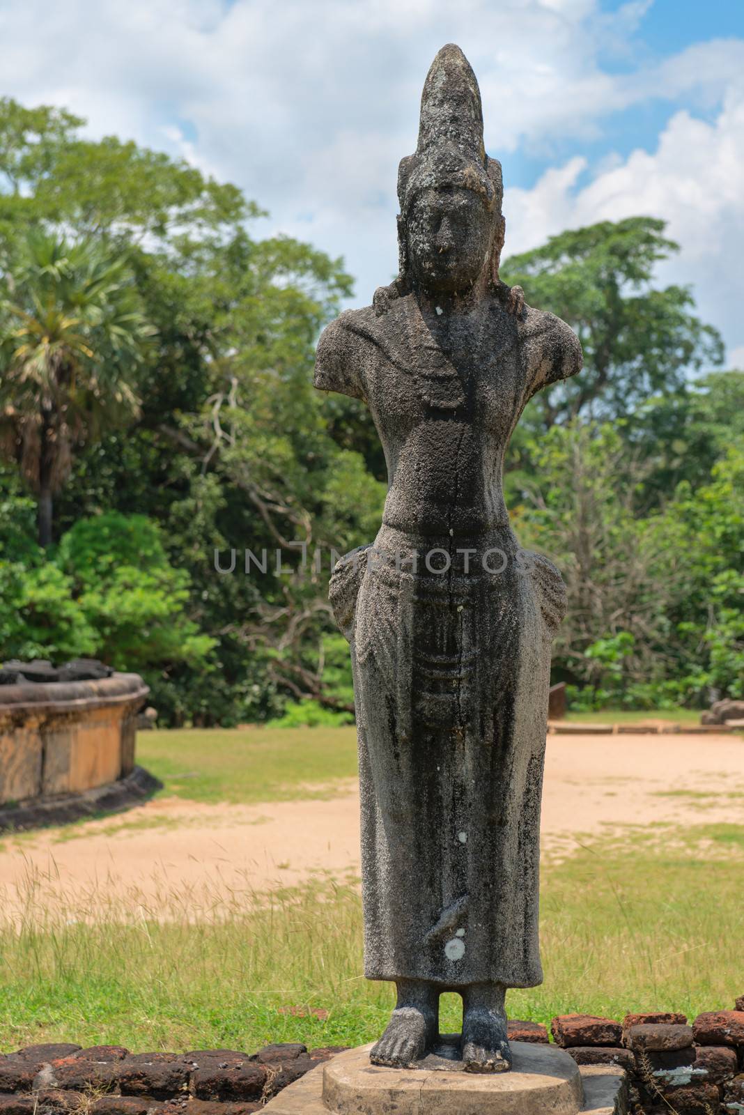 Statue on ancient kind, Polonnaruwa, Sri Lanka