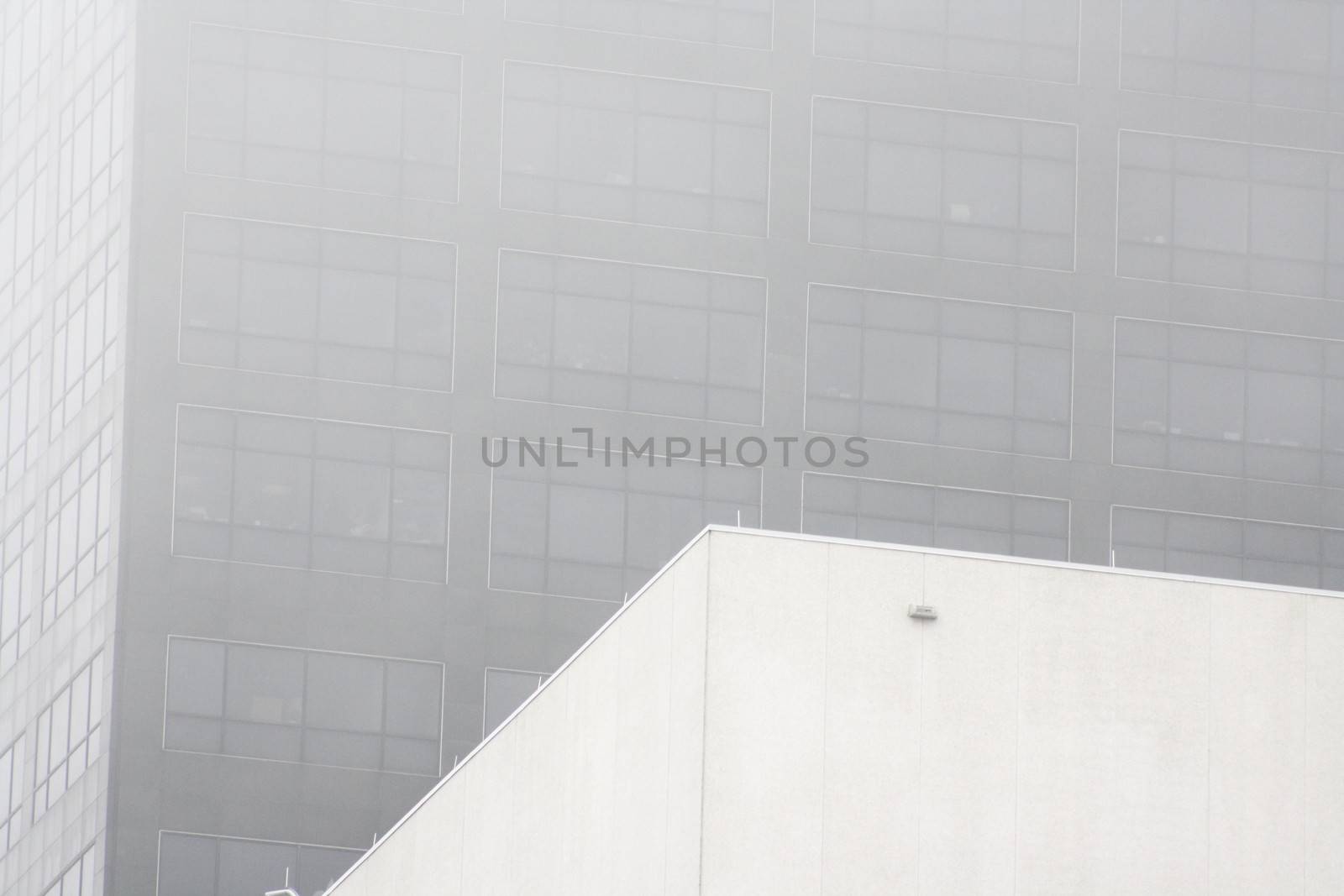 Building in Fog  by tornado98