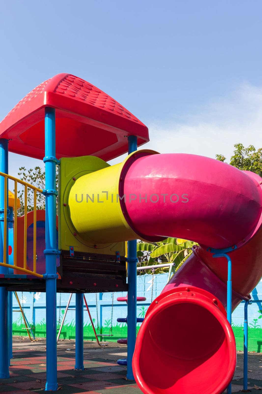 colorful children playground