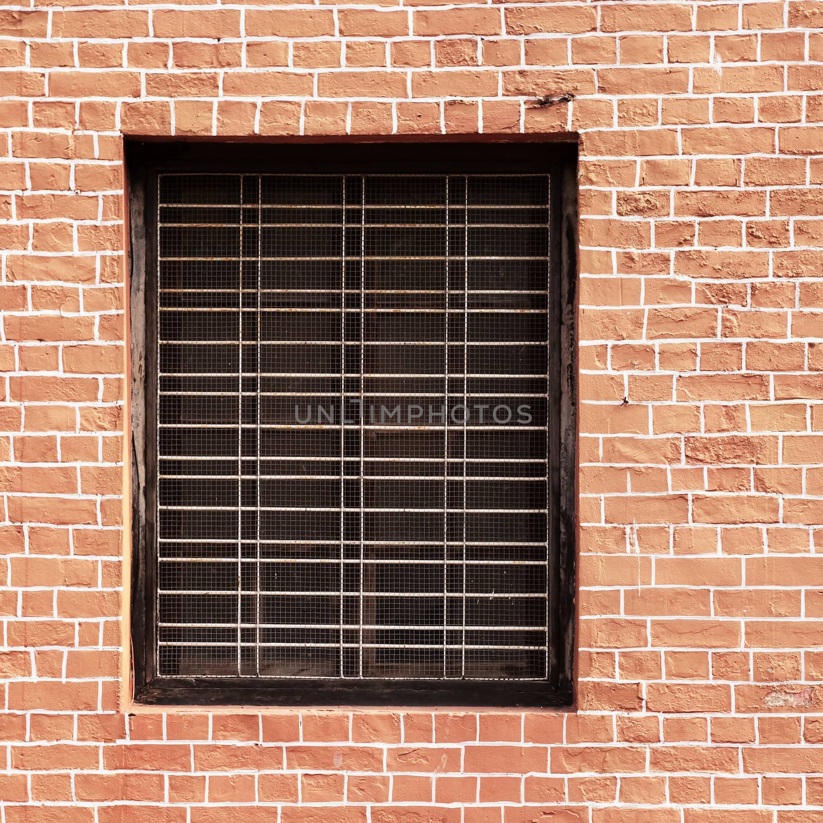 Window and red brick wall by FrameAngel