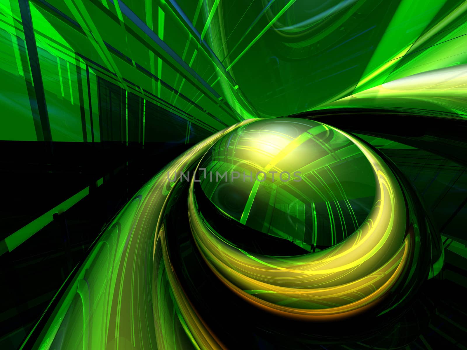 abstract futuristic colorful background - 3d illustration