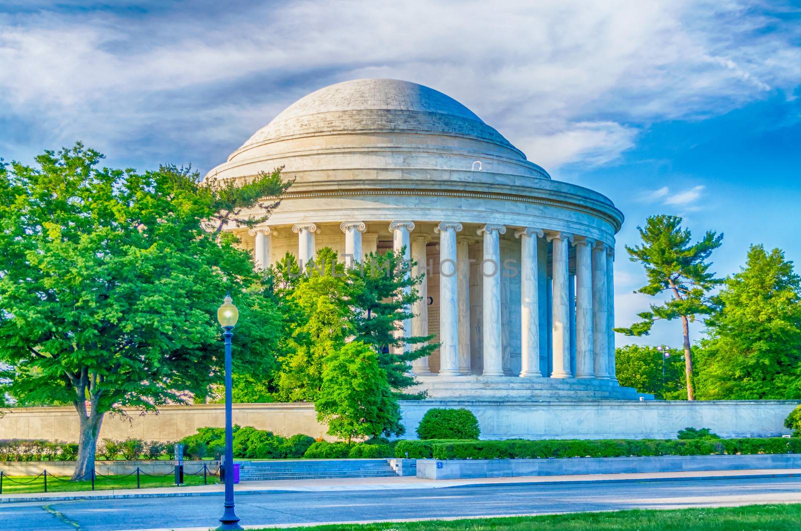 The Jefferson Memorial in Washington DC in daylight