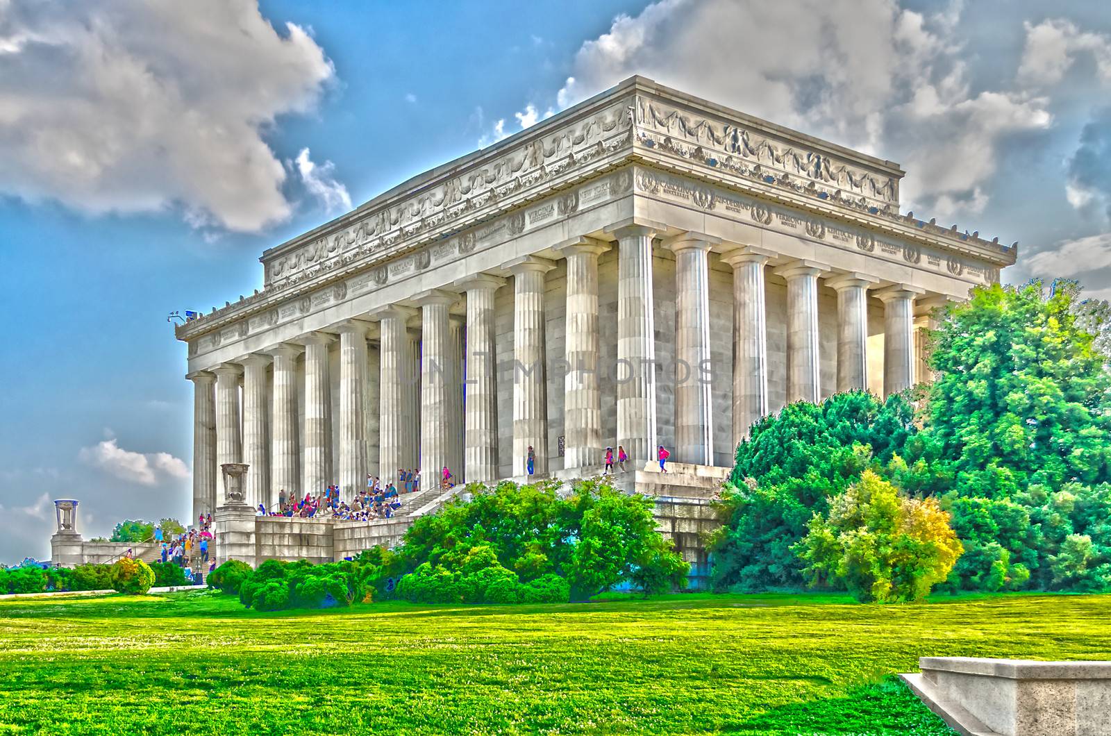 Lincoln Memorial in Washington DC USA  by marcorubino